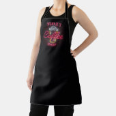 Tablier Personnalized NAME Neon Style Coffee Shop Custom (Insitu)