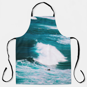 Tablier Personne en surf avec vagues de l'océan