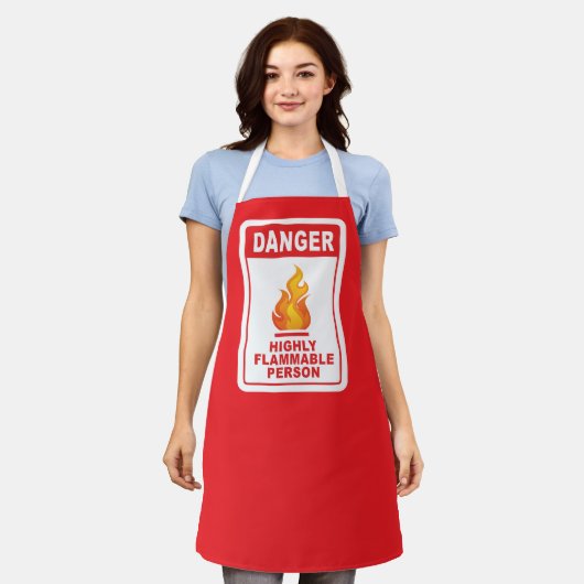 Tablier Personne extrêmement inflammable Danger (Porté)