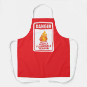 Tablier Personne extrêmement inflammable Danger (Recto)
