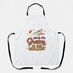 Tablier Personne Ne Met Gravy Dans Le Coin Funny Super Mer