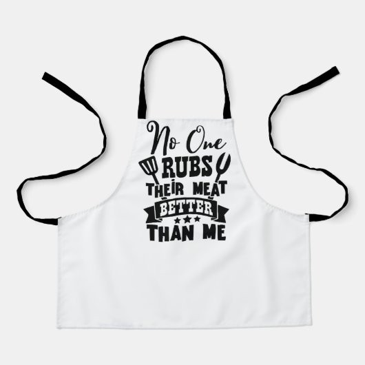 Tablier Personne N'Y Frappe Mieux Que Moi. (Recto)