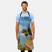 Tablier Personne tenant un pot de mason rempli de jus à (Porté)