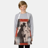 Tablier Peste Docteur Dr. Red Apron Accueil Bar Art Déplai (Porté)