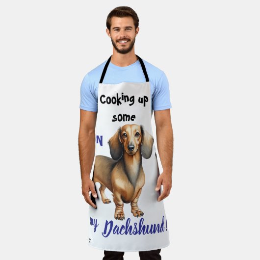 Tablier Pet Dachshund Brown (Porté)