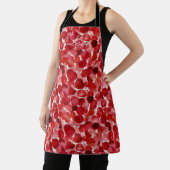 Tablier Pétales de Rose Rouge Romantique Fleur d'Amour (Insitu)