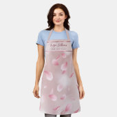 Tablier Pétales Fleurs Faux Foil Apron (Porté)