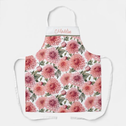 Tablier Pétales rose (Recto)
