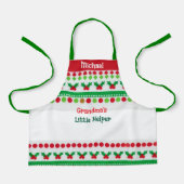 Tablier Petit assistant de Gandma - Apron personnalisé (Recto)