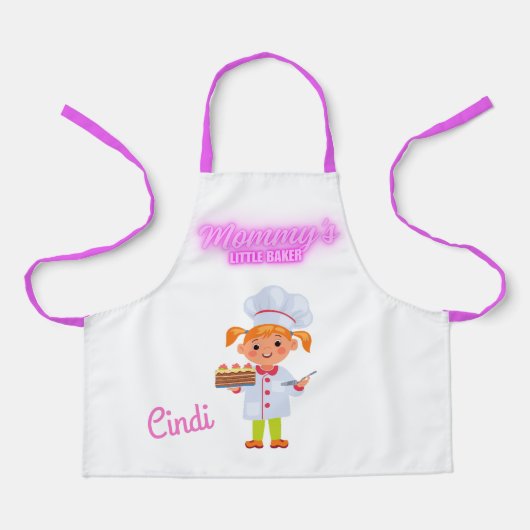 Tablier Petit Baker Apron de maman (Recto)