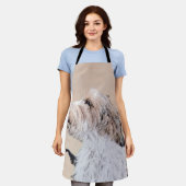 Tablier Petit Basset Griffon Vendéen Peinture - Chien Art (Porté)