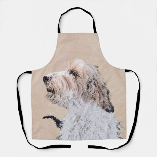 Tablier Petit Basset Griffon Vendéen Peinture - Chien Art (Recto)