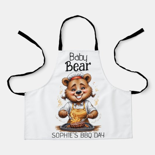 Tablier Petit Bear Chef Barbecue Day (Recto)