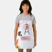 Tablier Petit chevalet artiste et pinceau (Insitu)