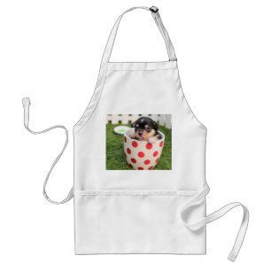 Tablier Petit chien dans la tasse