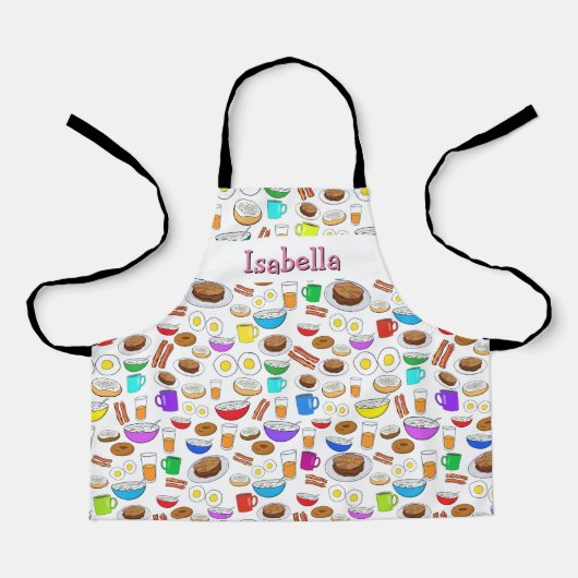 Tablier Petit-déjeuner personnalisé Espace d'impression to (Recto)