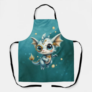 Tablier Petit Dragon à Vapeur – Ingénieur en Chaos Profess