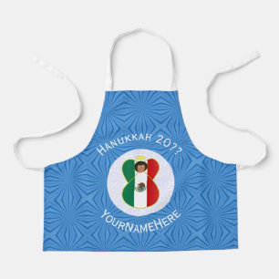 Tablier Petit drapeau de Hanukkah ange mexicain personnali