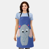 Tablier Petit éléphant mignon (Porté)