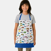 Tablier Petit Garçon Things That Move Vehicle Cars Kid (Insitu)