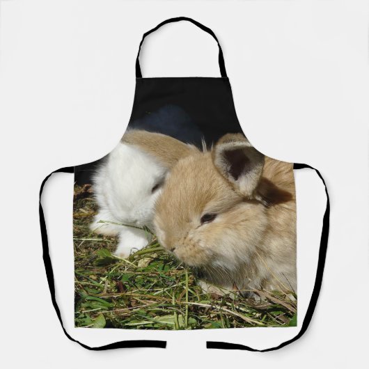 Tablier Petit lapin moelleux (Recto)