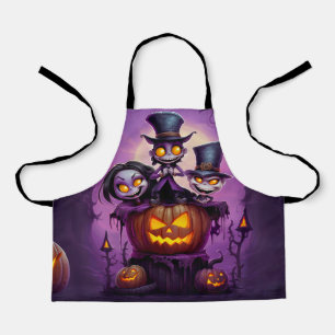 Tablier Petit magicien mignon monstres païens mignon Hallo