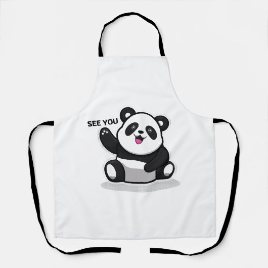 Tablier petit panda mignon (Recto)