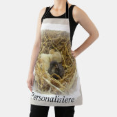 Tablier petit poulet, niedliche hühnchen im stroh (Insitu)