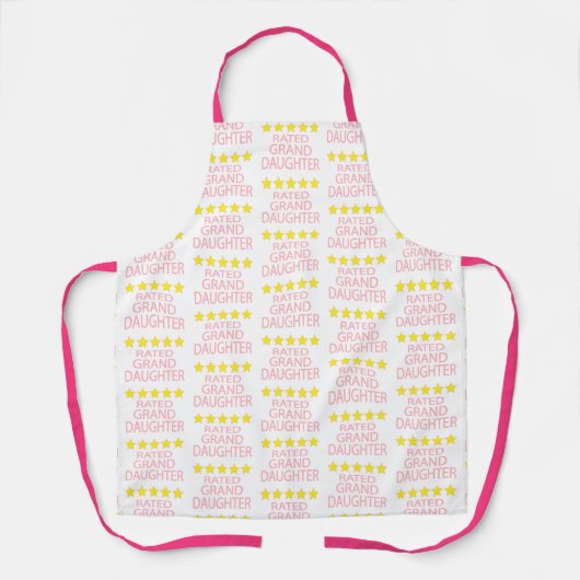 Tablier Petite-fille cinq étoiles (Recto)