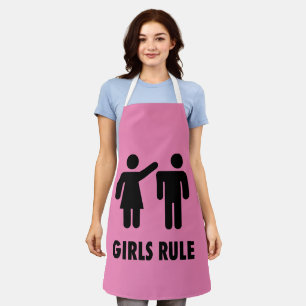 TABLIER PETITE FILLE POWER ROSE FILLES CUISINE APRON
