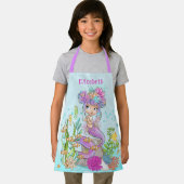 Tablier Petite sirène colorée sous la mer (Insitu)