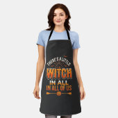 Tablier Petite Sorcière Halloween Sorcière Conception de T (Porté)