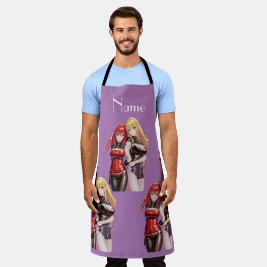 Tablier Petites filles Anime Thunder_Cove (Porté)