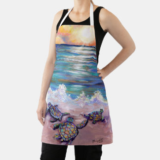 Tablier Petites tortues de mer au Sunrise Kitchen Aprons