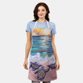 Tablier Petites tortues de mer au Sunrise Kitchen Aprons (Porté)
