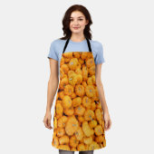 Tablier Petits Citrouilles de récolte de automne orange (Porté)