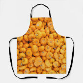 Tablier Petits Citrouilles de récolte de automne orange (Recto)