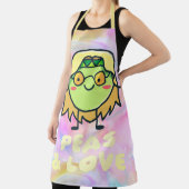 Tablier Petits pois & Amour Tie Dye (Insitu)