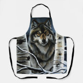 Tablier Peupliers de peupliers de loup de bois Alpha (Recto)