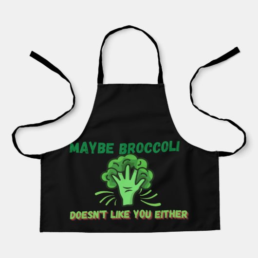Tablier Peut-être que Broccoli ne t'aime pas non plus (Recto)