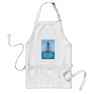 Tablier Phare de Sand Key, Floride Cuisine Apron