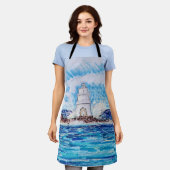 Tablier Phare en bleu (Porté)