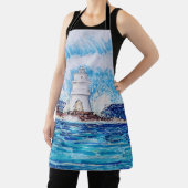 Tablier Phare en bleu (Insitu)