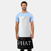 Tablier PHAT chaud et tentant noir et blanc (Porté)