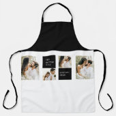 Tablier Photo Collage Couple | Cadeau Valentine (Recto)