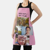 TABLIER PHOTO COLLAGE CUSTOM KITCHEN APRON FOR MOM (Insitu)