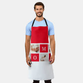 Tablier Photo Collage Moderne & Best Mom Ever Cadeau (Porté)