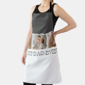 Tablier Photo Collage moderne & Gris Meilleur Papa Jamais  (Insitu)