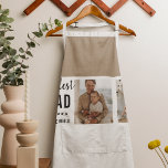 Tablier Photo Collage moderne Happy Fête des pères Cadeau<br><div class="desc">Le cadeau "Modern Collage Photo Colorful Best Dad Ever" est un cadeau personnalisé et unique pour tout père qui mérite d'être célébré. Le cadeau est une photo collage composée de plusieurs images individuelles qui ont été soigneusement arrangées pour créer un design étonnant et attrayant. Le don est une excellente façon...</div>