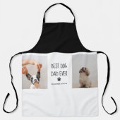 Tablier Photo Collage moderne Meilleur Papa Chien Jamais (Recto)